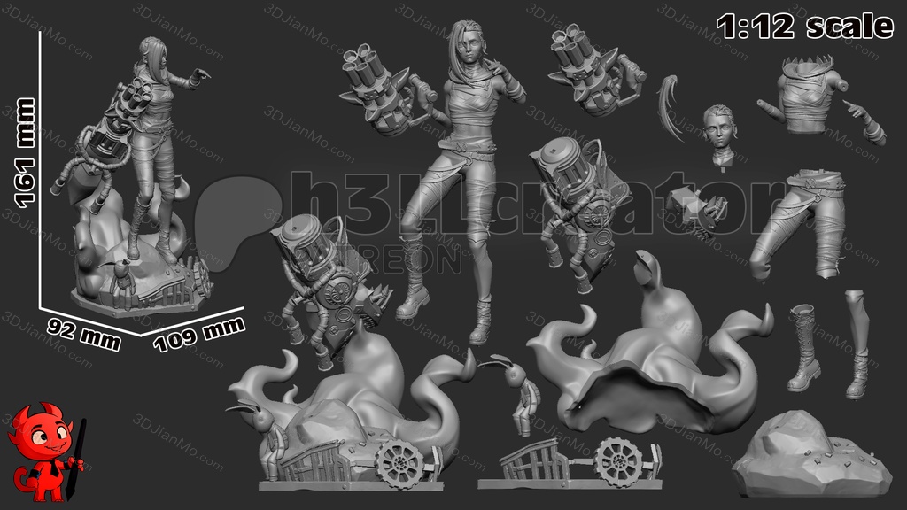 H3LL 英雄联盟 金克丝