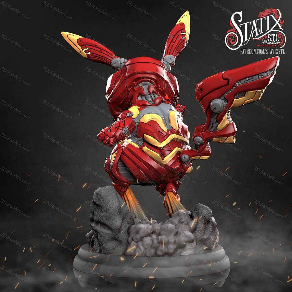 STATIX 漫威 钢铁比卡丘