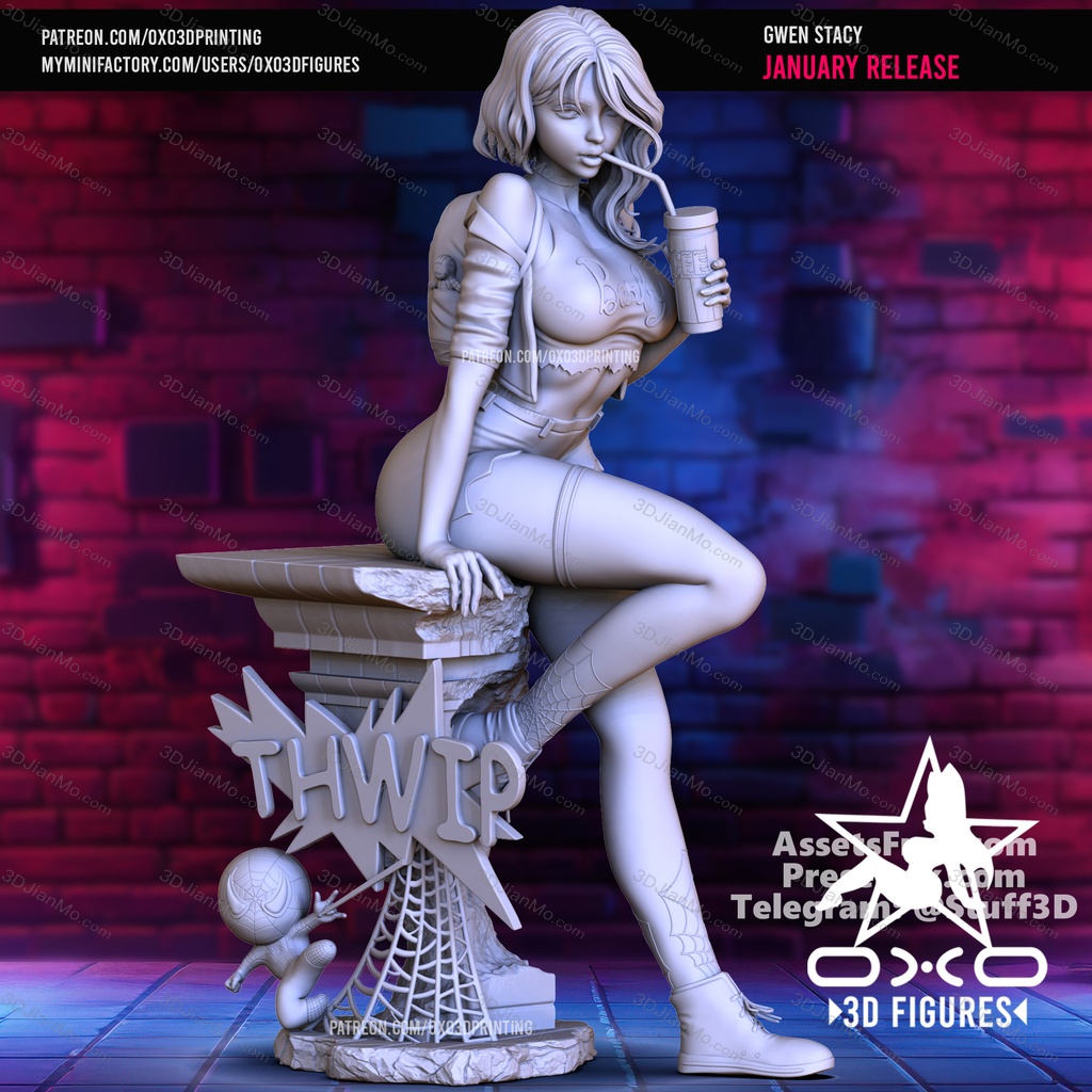 OXO3D 漫威 格温·史蒂芬妮