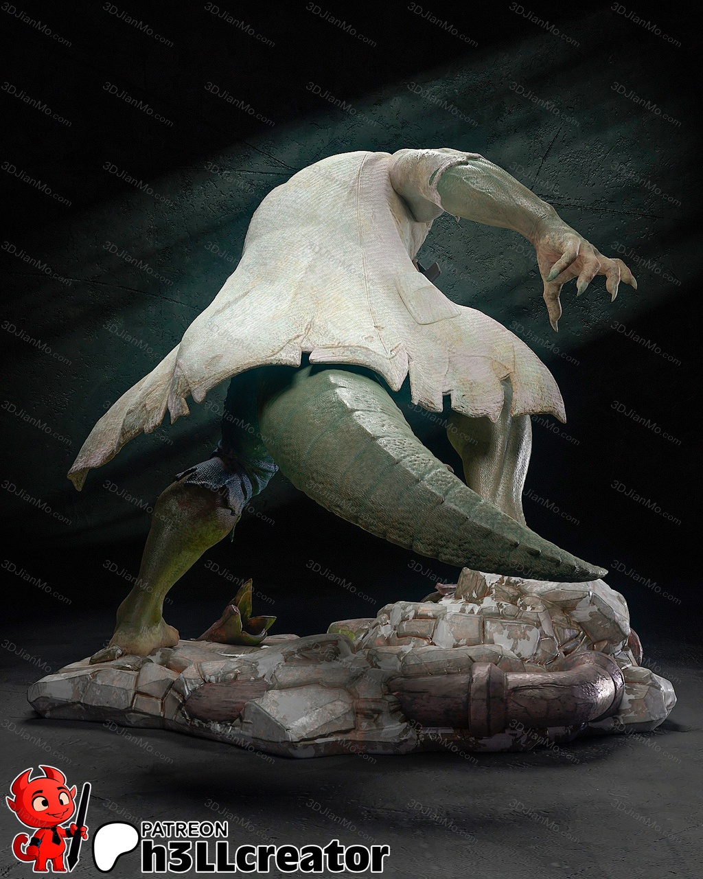 H3LL 漫威 蜥蜴教授