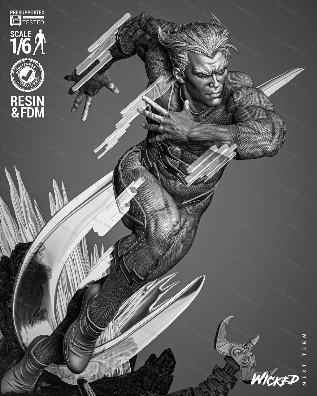 3DWicked 漫威 快银