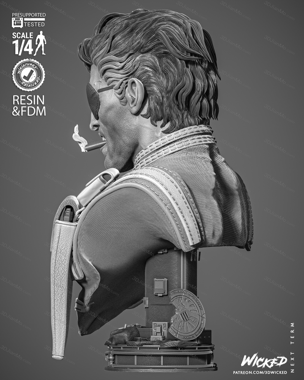 3DWicked 漫威 尼克·弗瑞