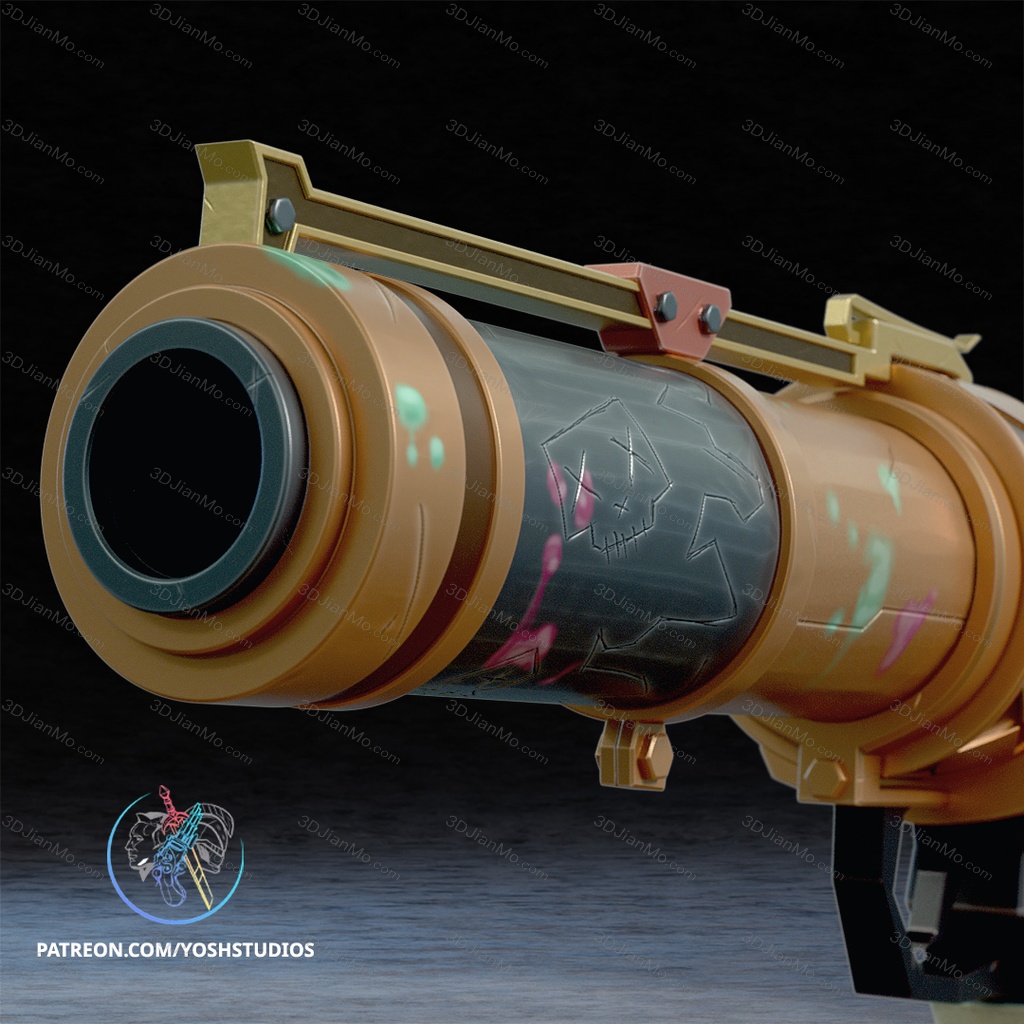 Yosh 英雄联盟 金克丝的乌兹手枪