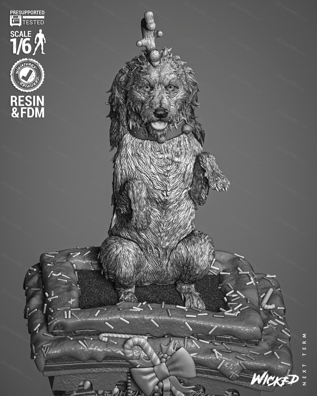 3DWicked 绿毛怪格林奇 麦克斯