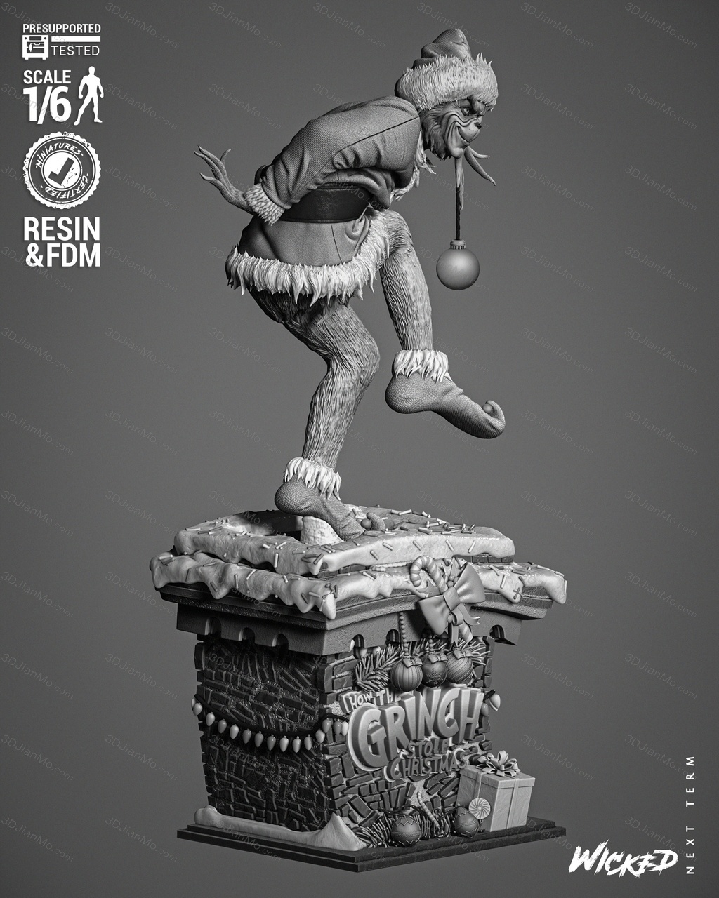 3DWicked 绿毛怪格林奇