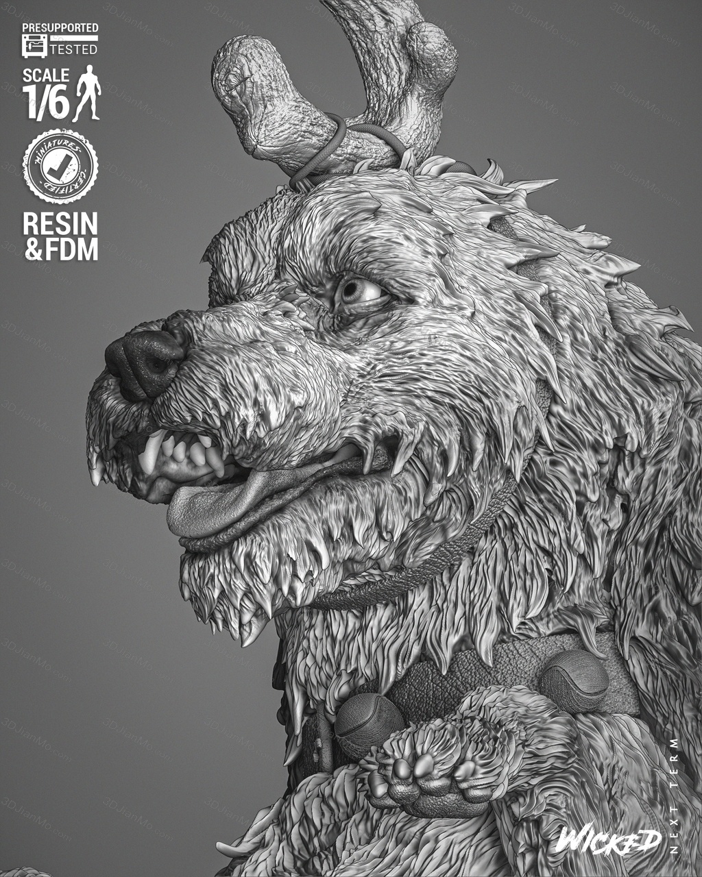 3DWicked 绿毛怪格林奇 麦克斯