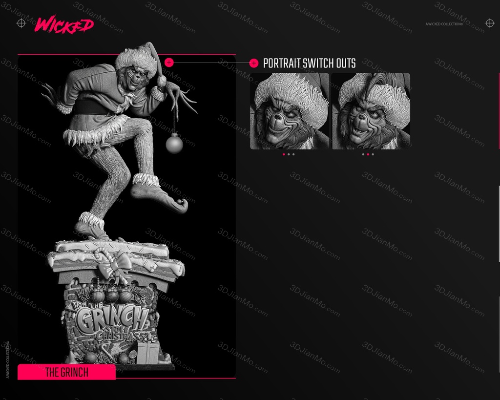 3DWicked 绿毛怪格林奇