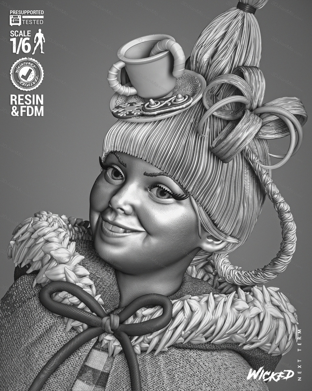 3DWicked 绿毛怪格林奇 辛迪·露