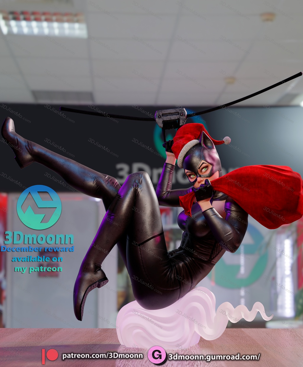 3Dmoonn DC漫画 猫女