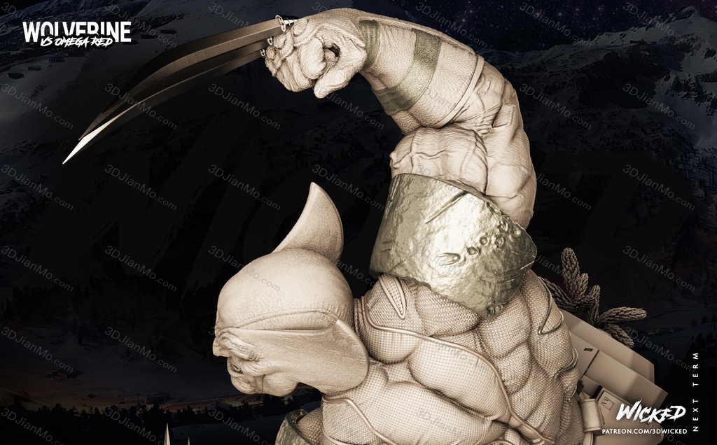 3DWicked 漫威 金钢狼