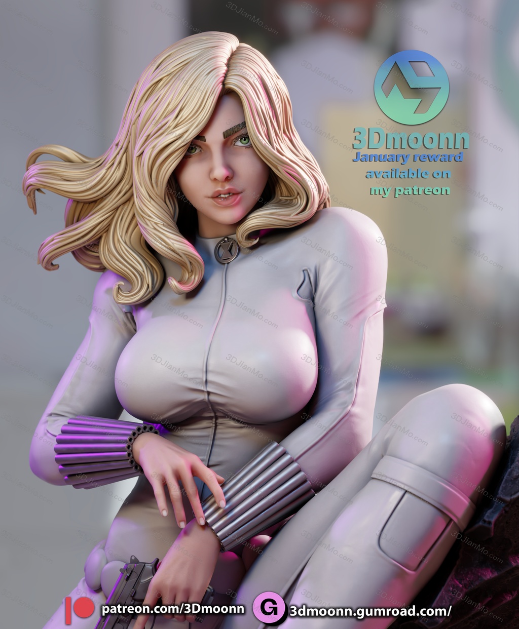 3Dmoonn 漫威 黑寡妇