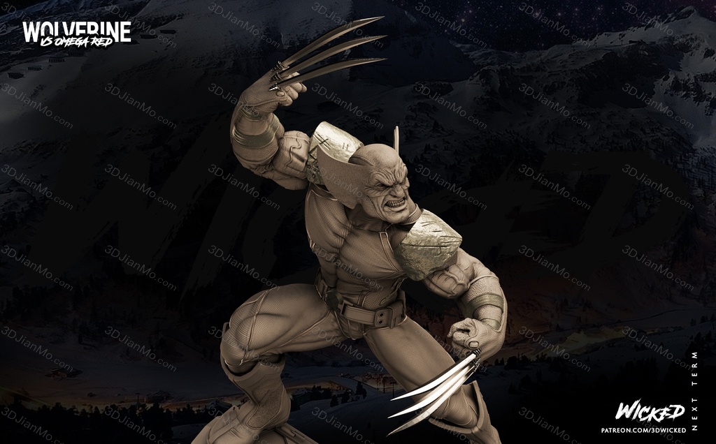 3DWicked 漫威 金钢狼