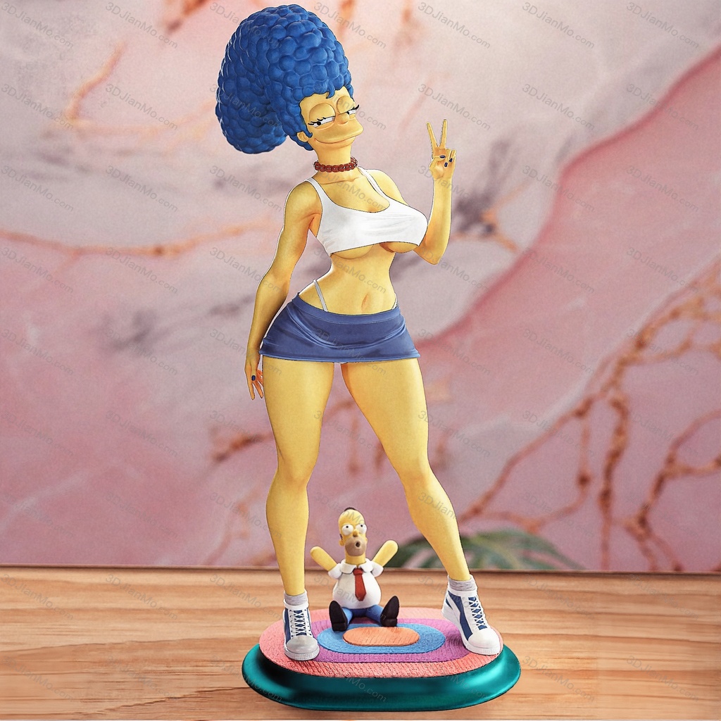 Peach Figure 辛普森一家 玛姬·辛普森