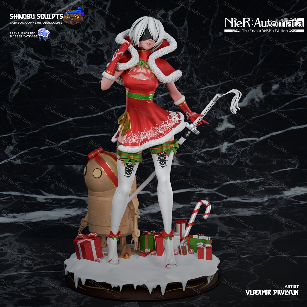 Shinobu Sculpts 尼尔 机械纪元 2B