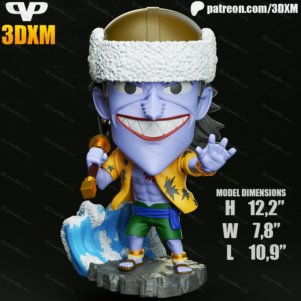 Chibi STL 海贼王 阿龙