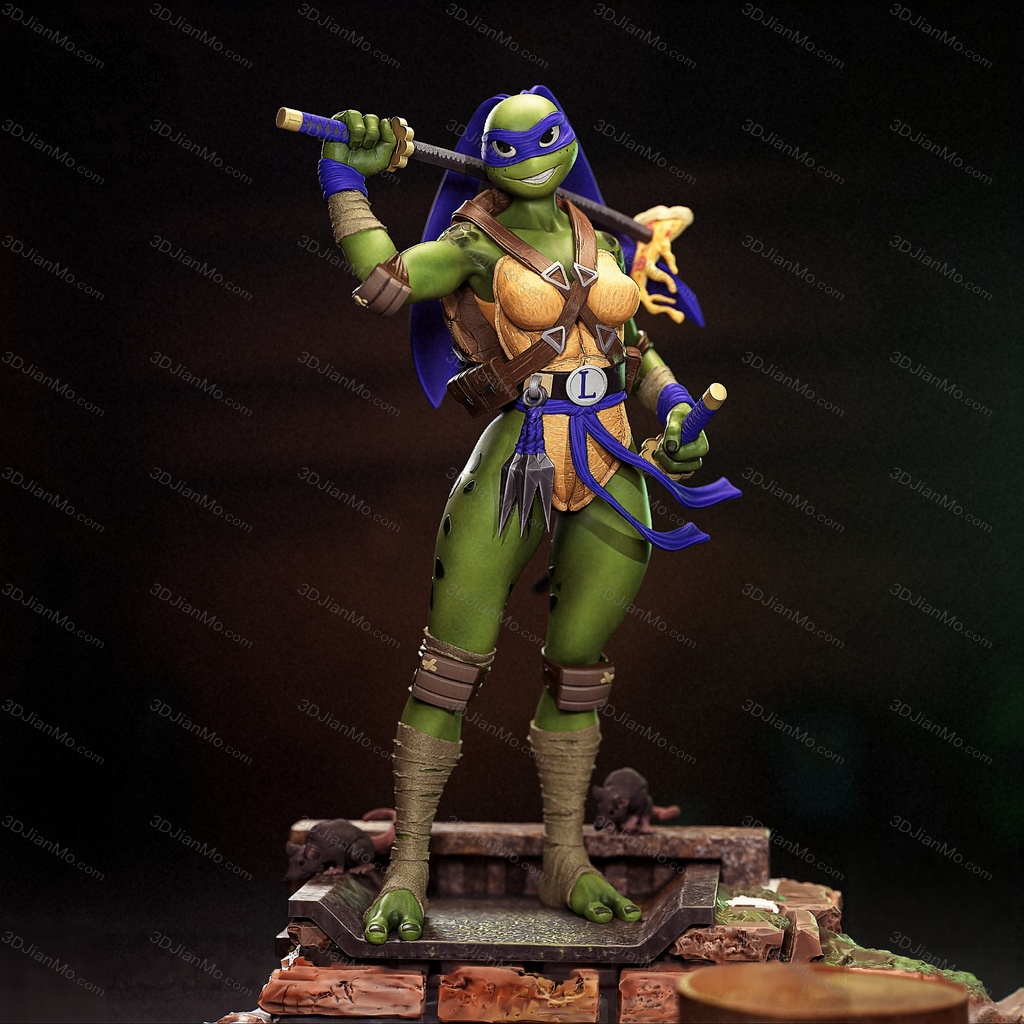 Peach Figure 忍者神龟 利奥纳多