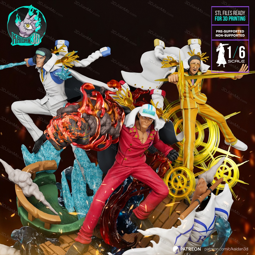 Kaidan 海贼王 青雉 南梦宫 蓝染