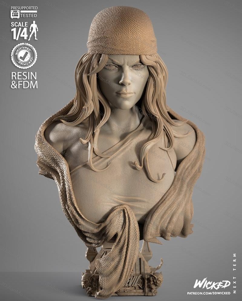 3DWicked 漫威 艾丽卡