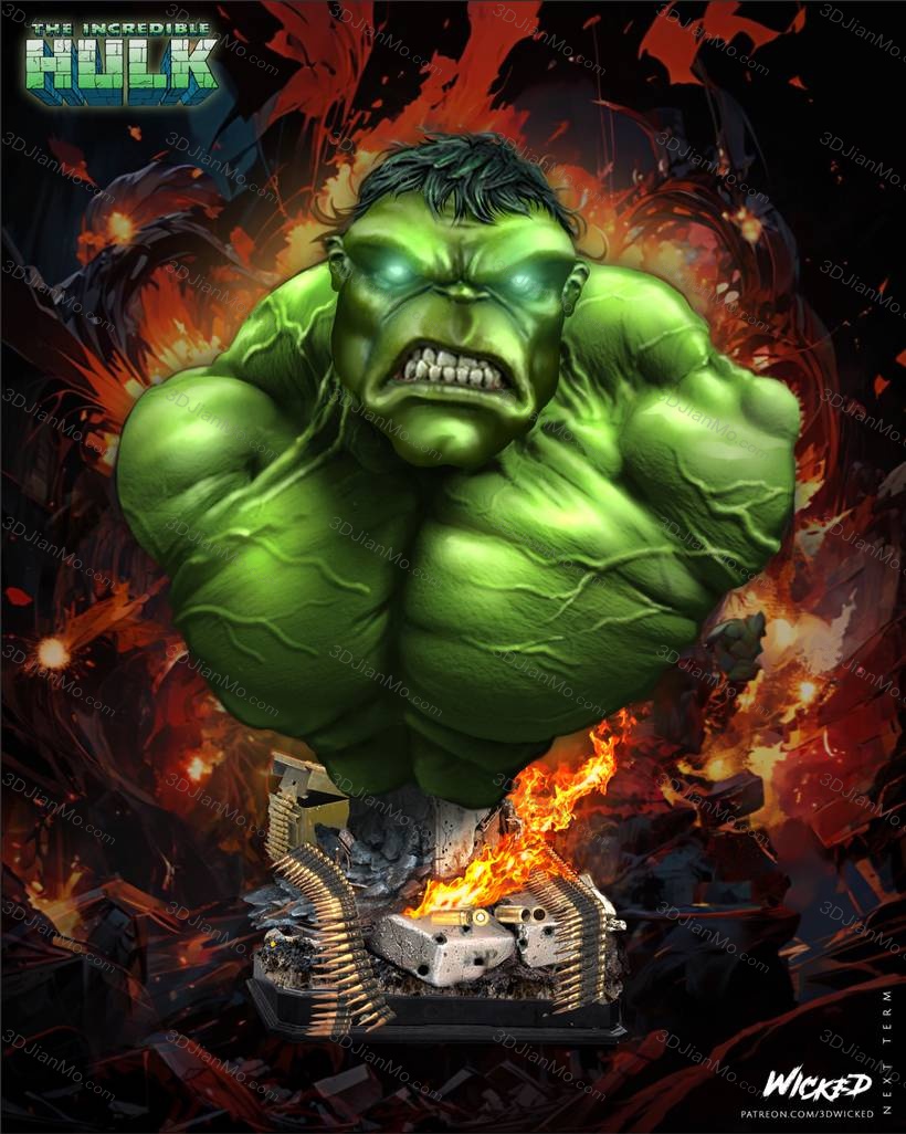 3DWicked 漫威 浩克