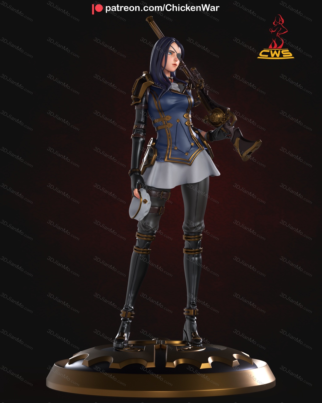 CW Studio 英雄联盟 双城之战 凯特琳