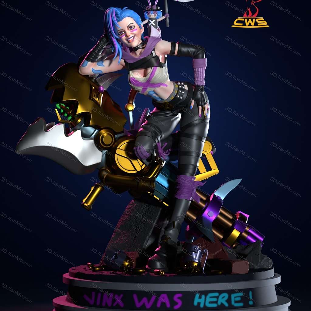 CW Studio 英雄联盟 双城之战 金克丝