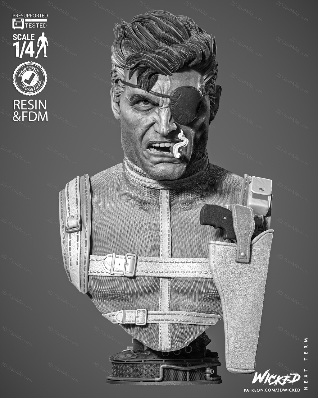 3DWicked 漫威 尼克·弗瑞