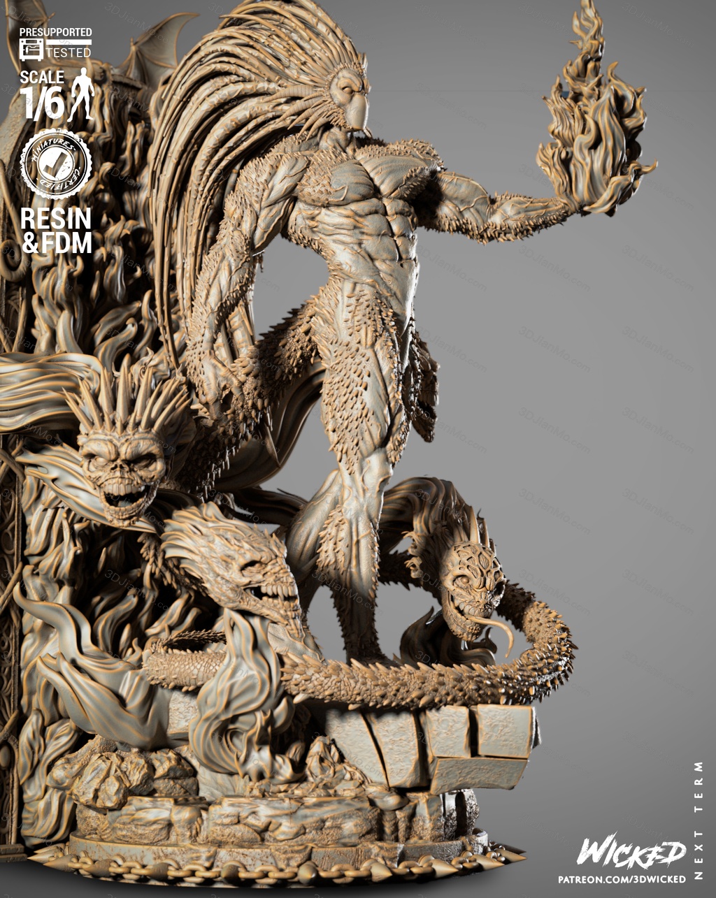 3DWicked 漫威 黑心怪