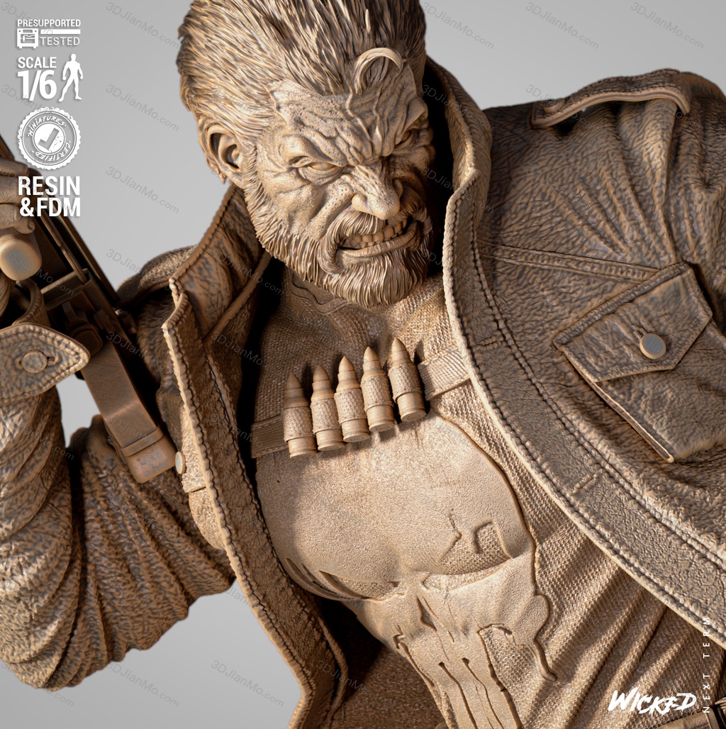 3DWicked 漫威 浩克和惩罚者