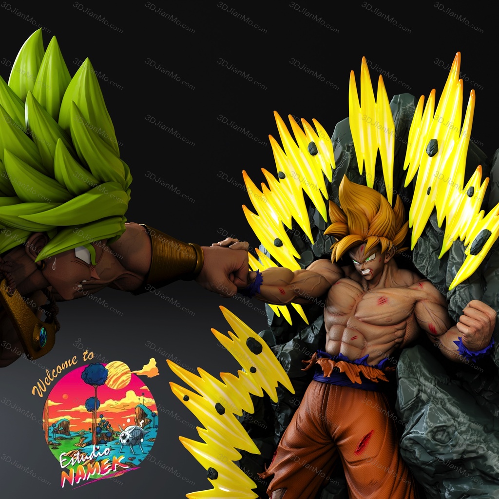 龙珠 布罗利VS悟空