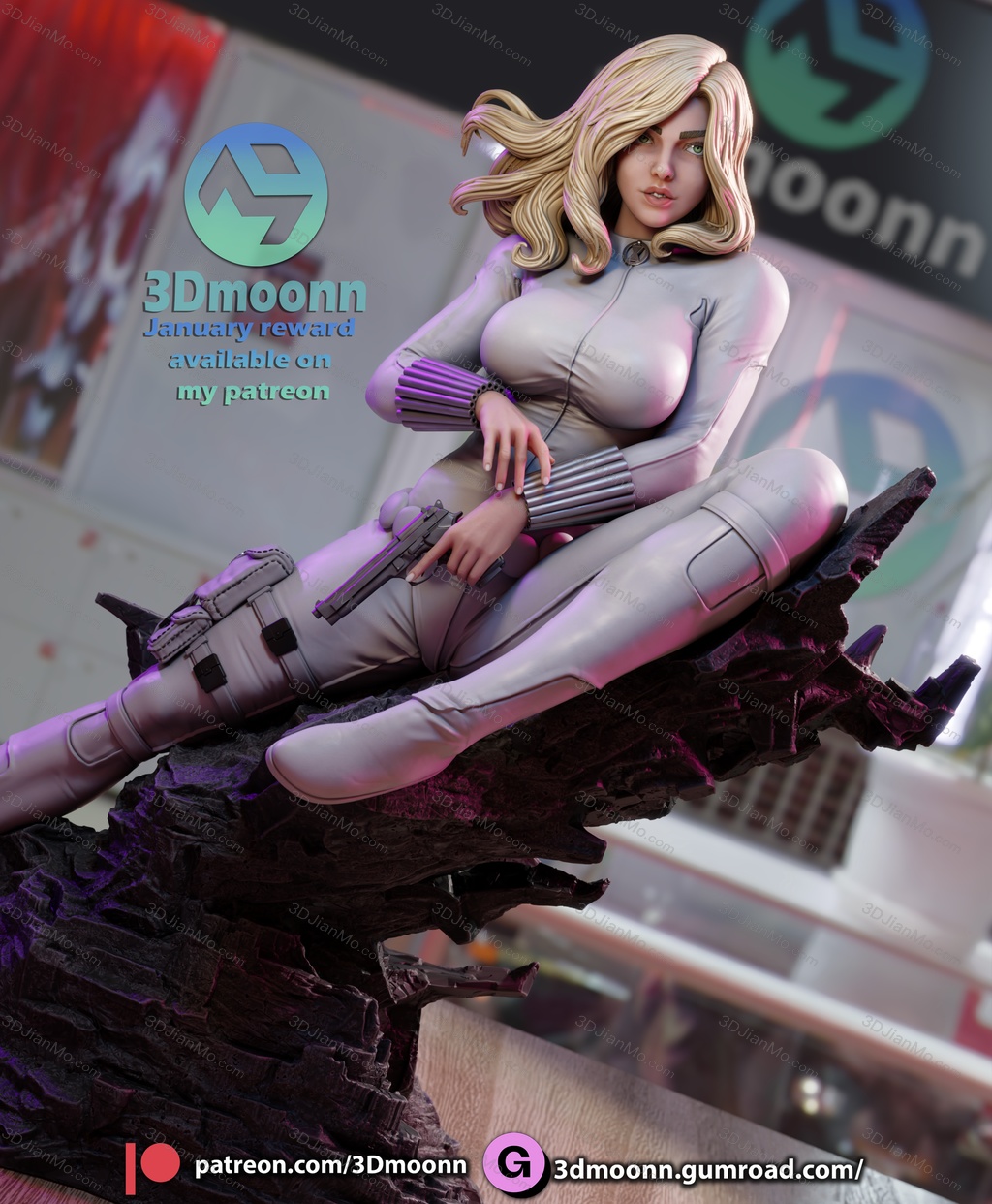 3Dmoonn 漫威 黑寡妇