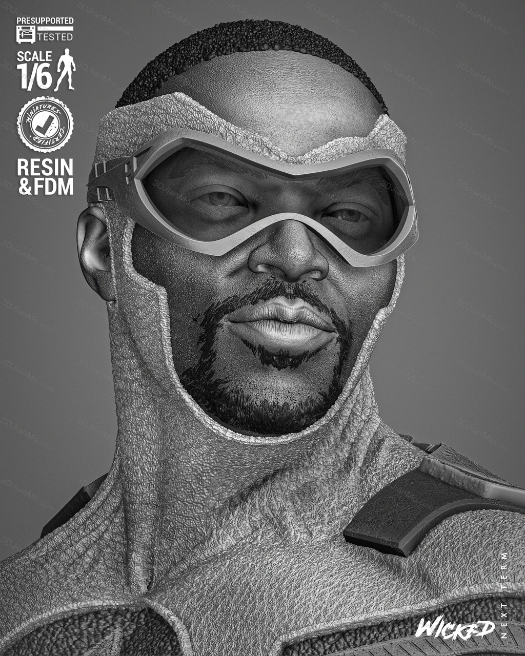 3DWicked 漫威 猎鹰 山姆·威尔逊