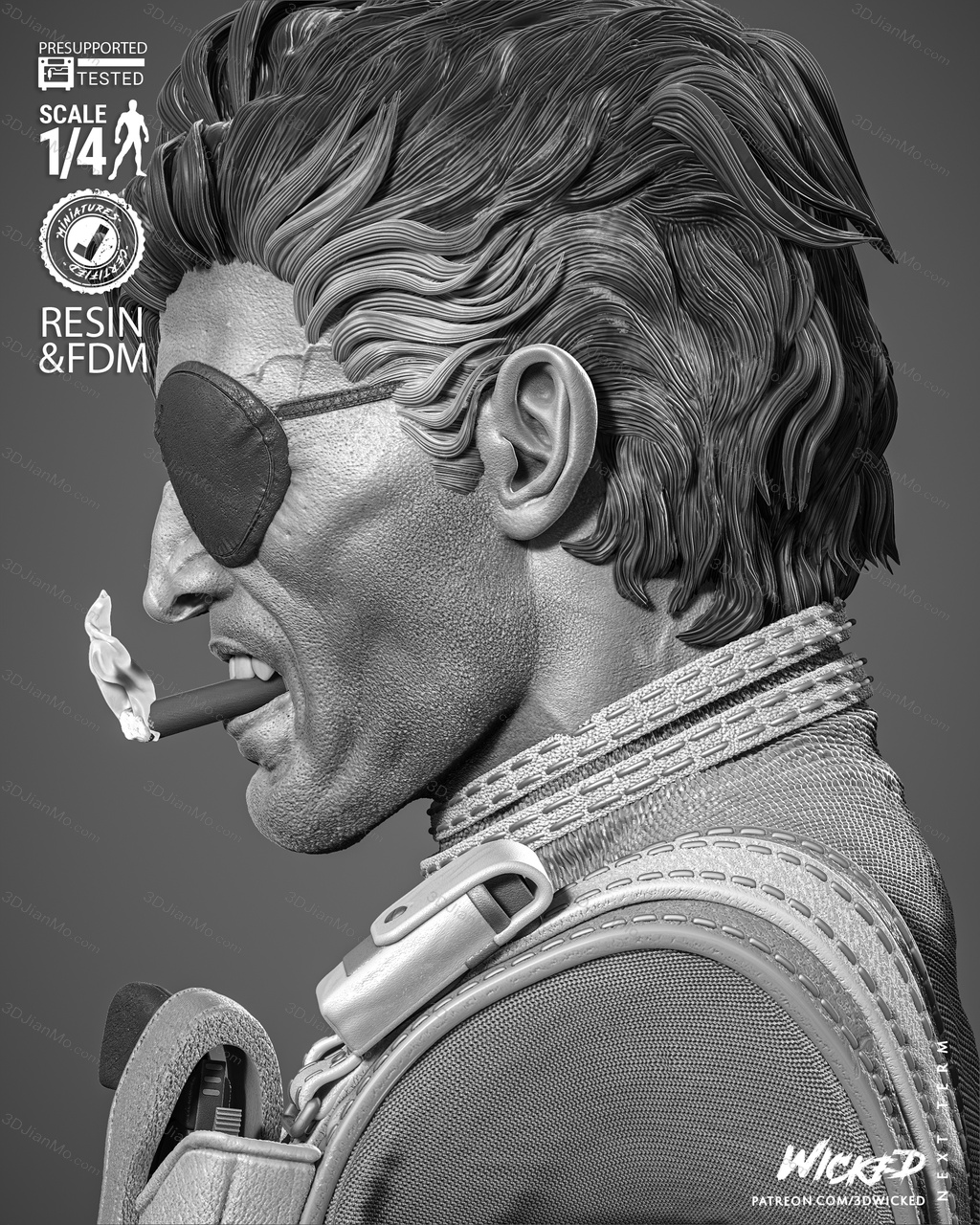 3DWicked 漫威 尼克·弗瑞