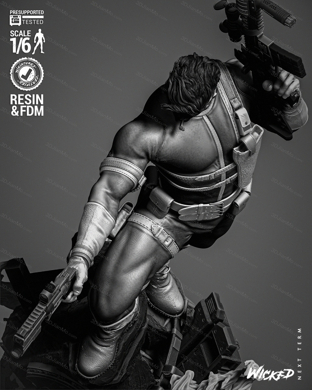 3DWicked 漫威 尼克·弗瑞