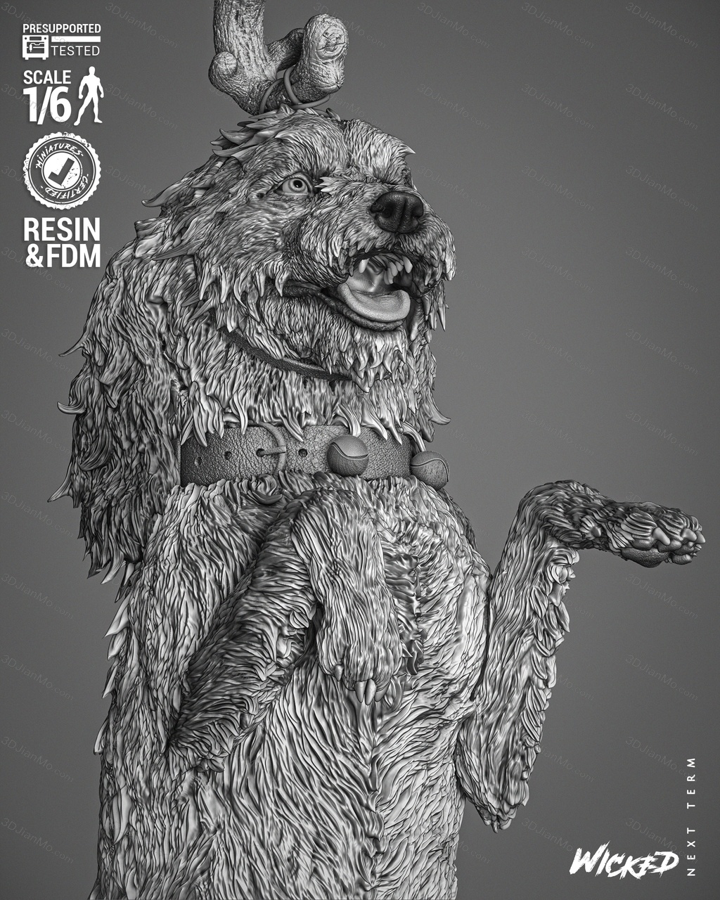 3DWicked 绿毛怪格林奇 麦克斯