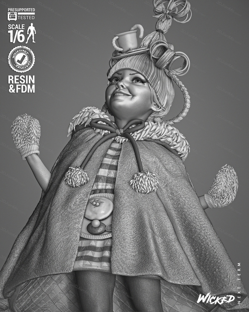 3DWicked 绿毛怪格林奇 辛迪·露