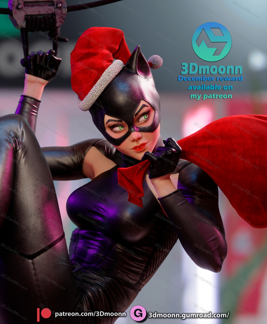 3Dmoonn DC漫画 猫女