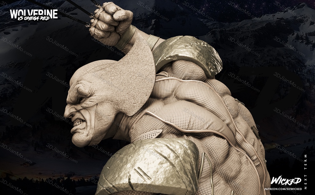 3DWicked 漫威 金钢狼