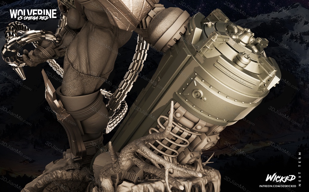 3DWicked 漫威 红色欧米伽