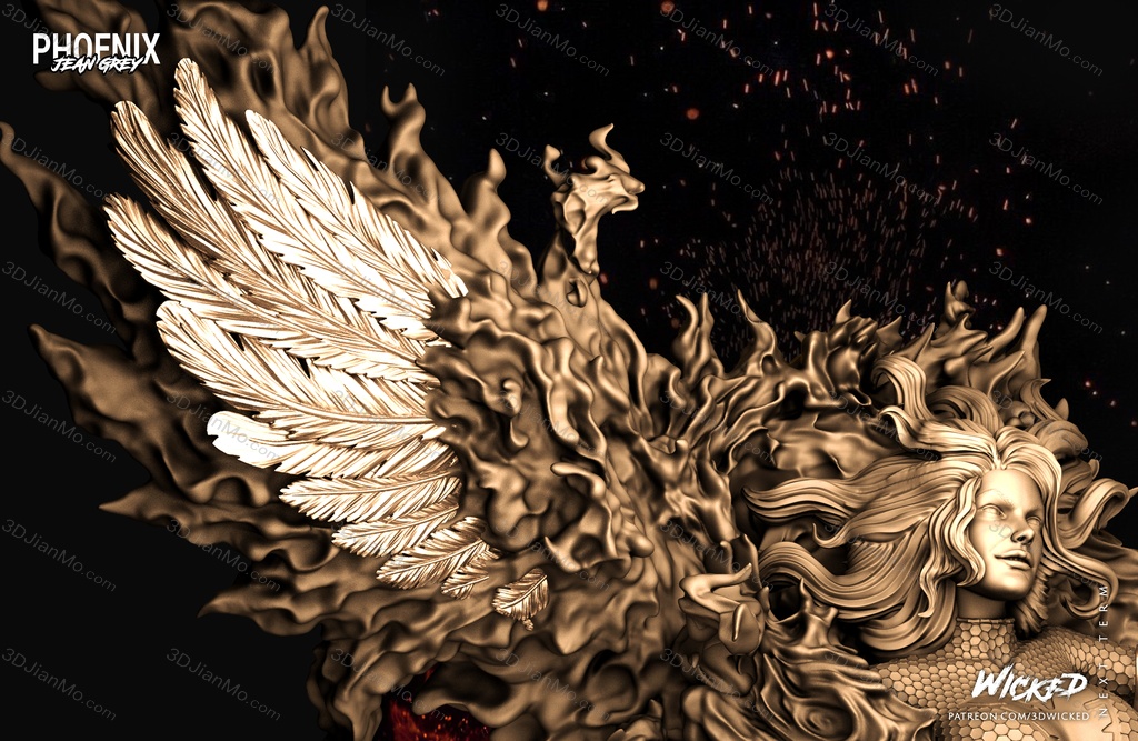 3DWicked 漫威 凤凰女