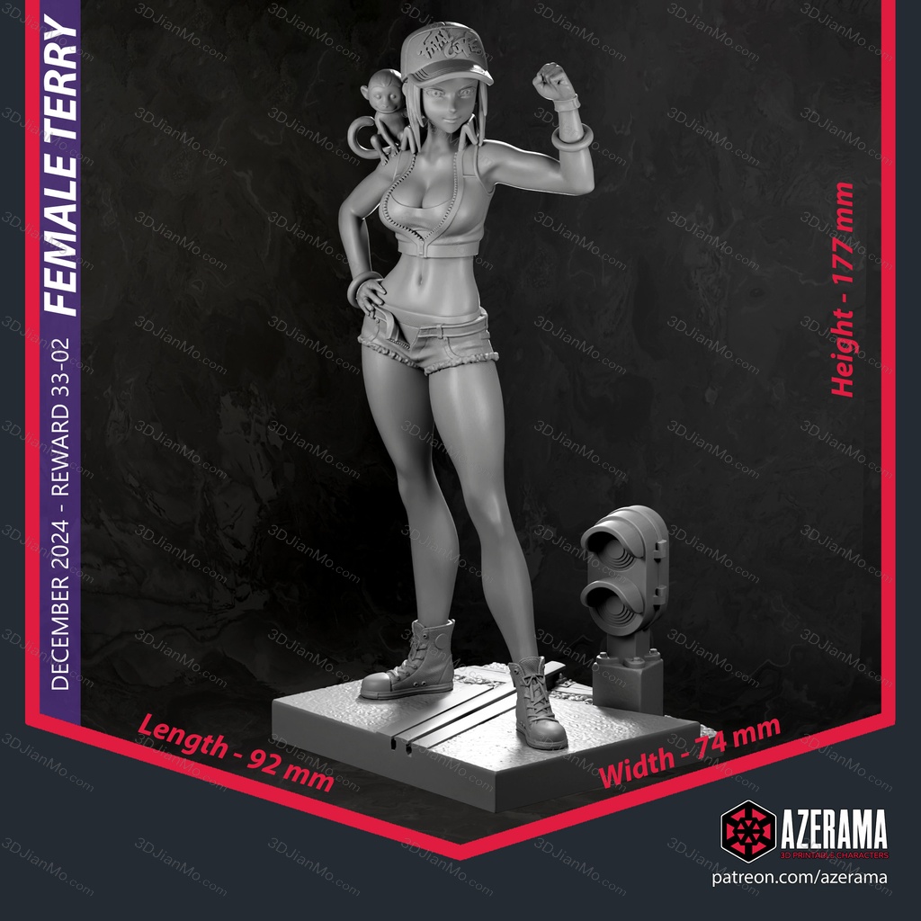 Azerama 拳皇 女版特瑞