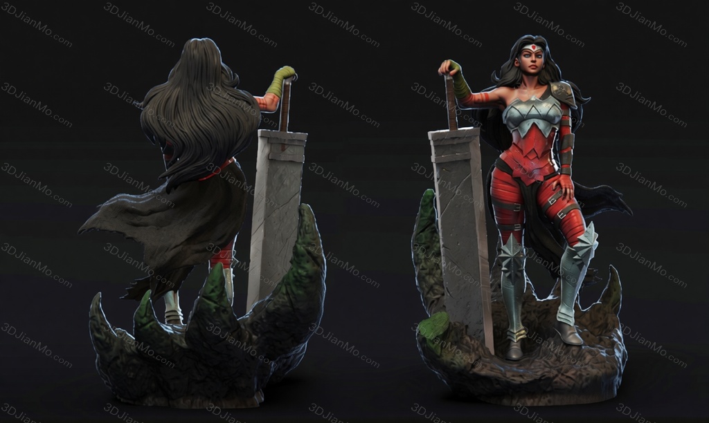 STL Project DC漫画 神奇女侠