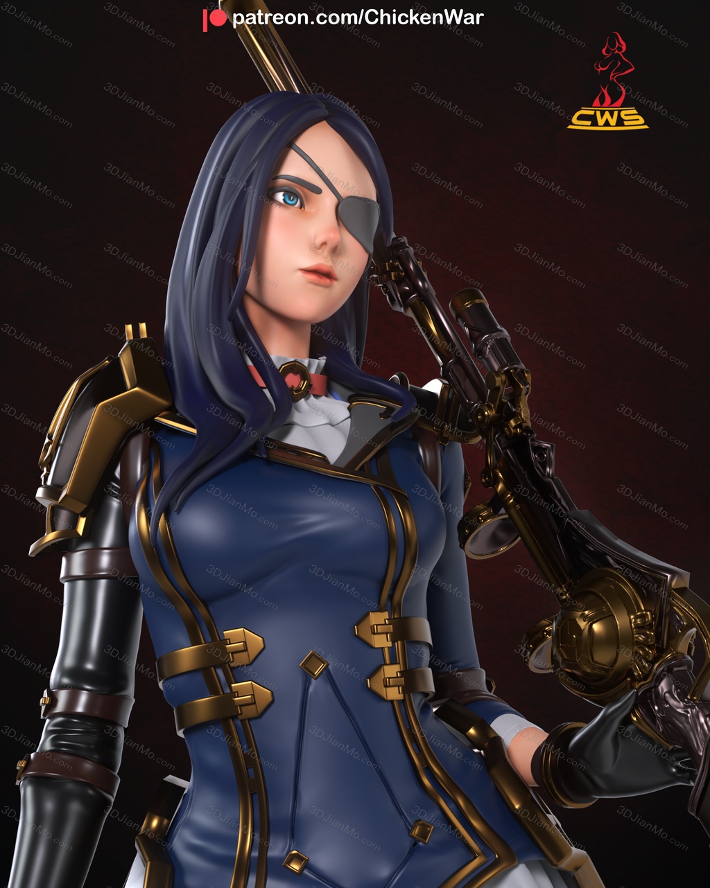 CW Studio 英雄联盟 双城之战 凯特琳