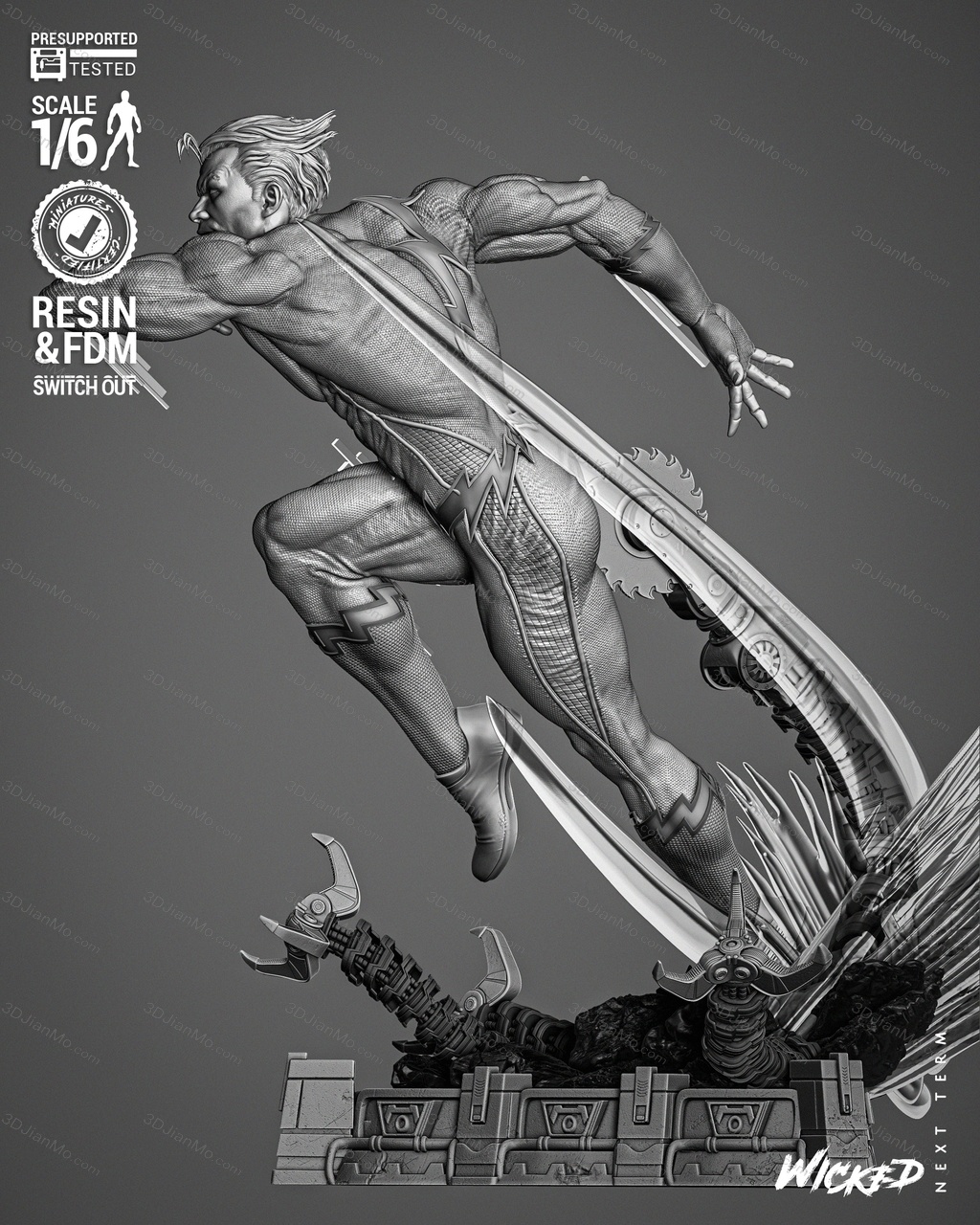 3DWicked 漫威 快银