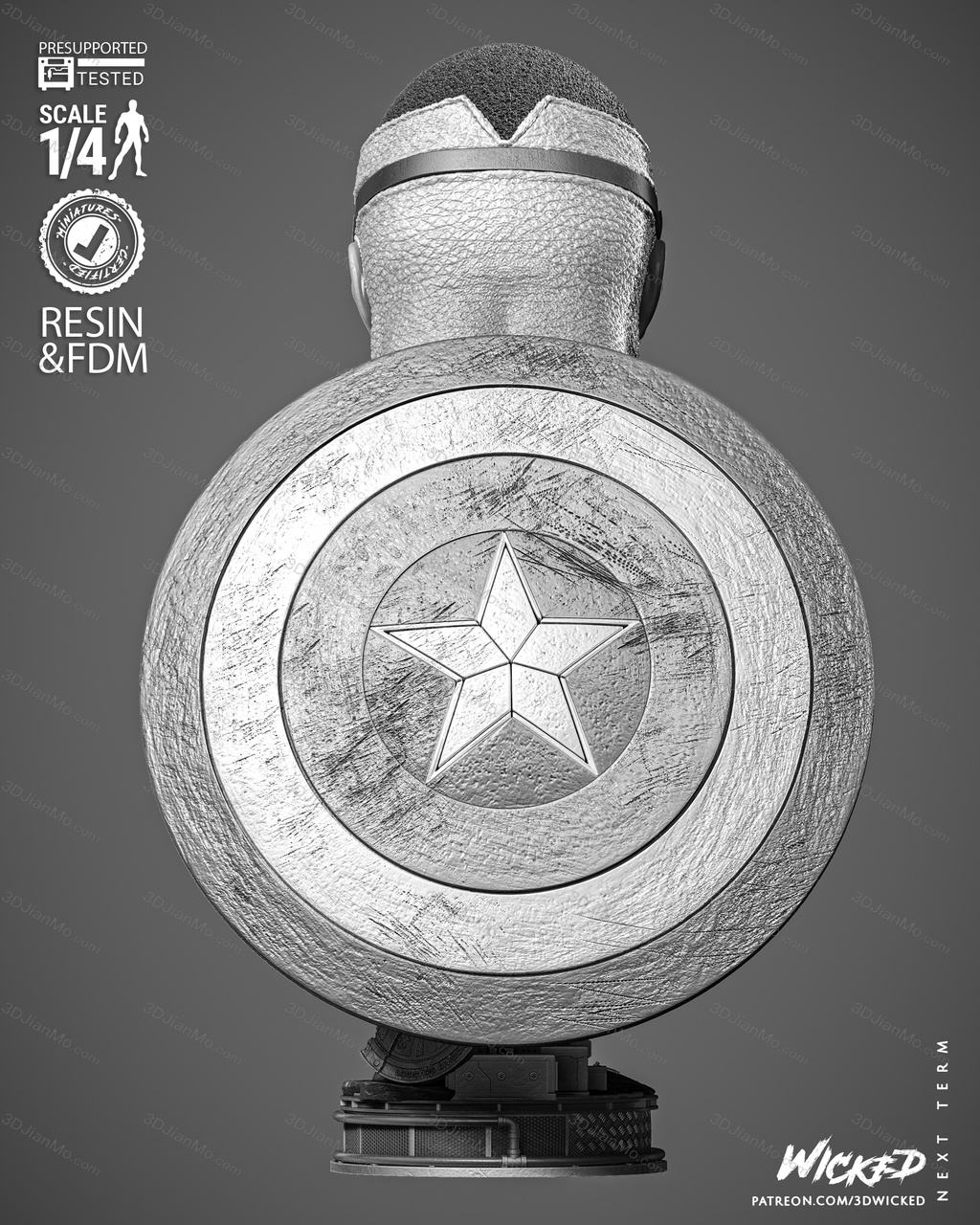 3DWicked 漫威 猎鹰 山姆·威尔逊