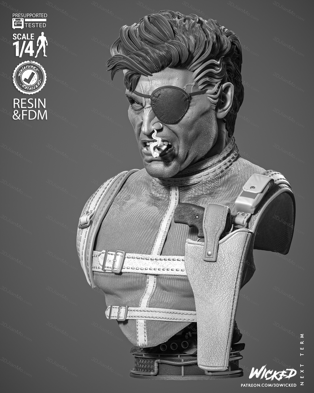 3DWicked 漫威 尼克·弗瑞