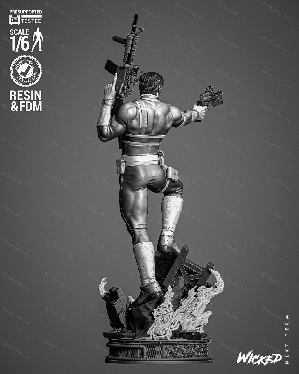 3DWicked 漫威 尼克·弗瑞