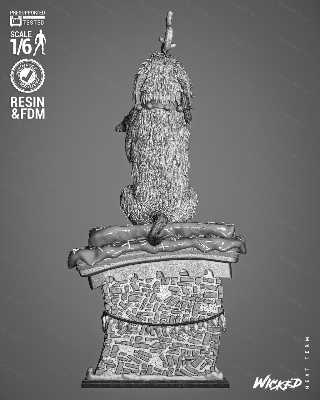 3DWicked 绿毛怪格林奇 麦克斯