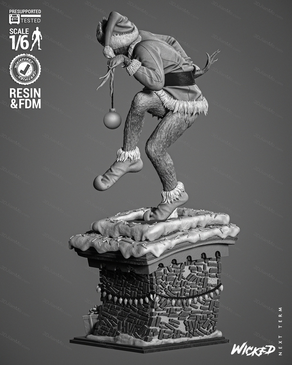 3DWicked 绿毛怪格林奇