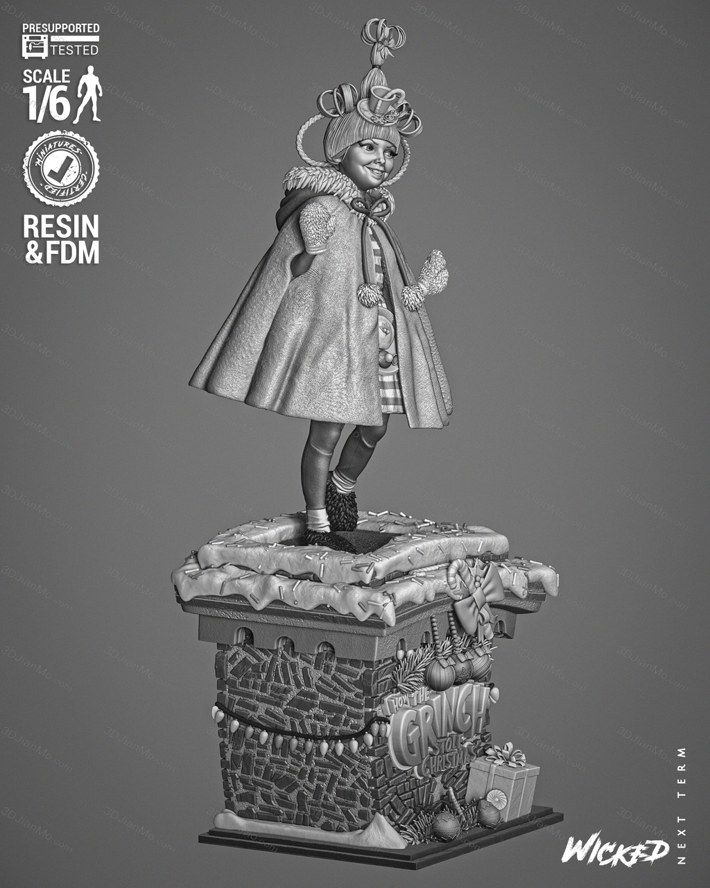 3DWicked 绿毛怪格林奇 辛迪·露