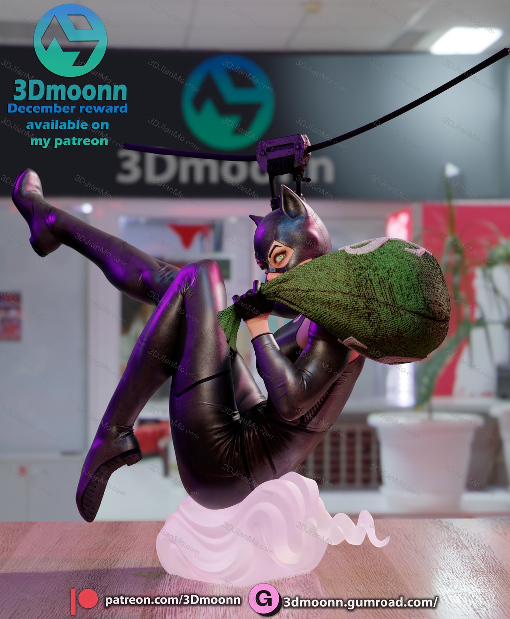 3Dmoonn DC漫画 猫女